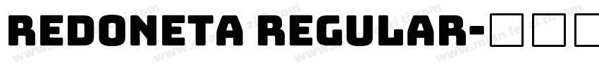 Redoneta Regular字体转换